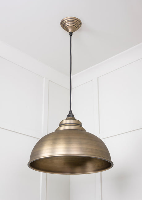 From The Anvil - Aged Brass Harborne Pendant | Sku. 49498 | Trade Door Handles.