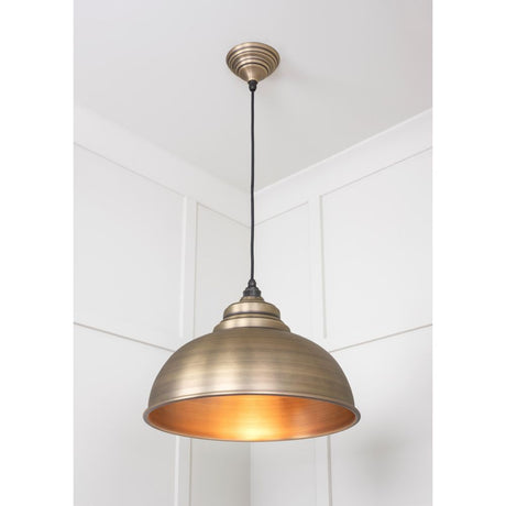 From The Anvil - Aged Brass Harborne Pendant | Sku. 49498 | Trade Door Handles.