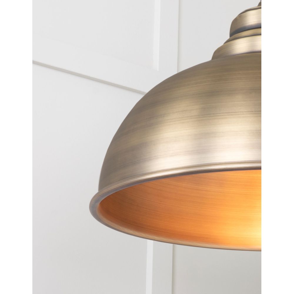 From The Anvil - Aged Brass Harborne Pendant | Sku. 49498 | Trade Door Handles.
