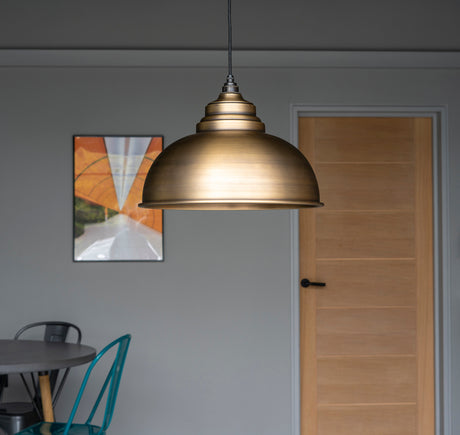 From The Anvil - Aged Brass Harborne Pendant | Sku. 49498 | Trade Door Handles.