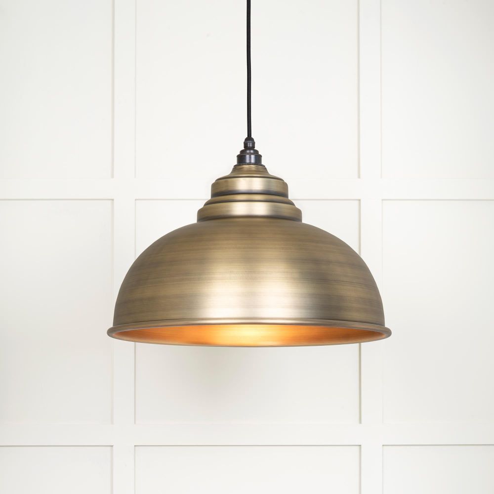 From The Anvil - Aged Brass Harborne Pendant | Sku. 49498 | Trade Door Handles.