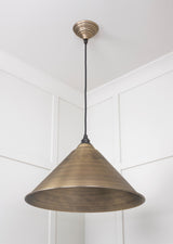 From The Anvil - Aged Brass Hockley Pendant | Sku. 49499 | Trade Door Handles.