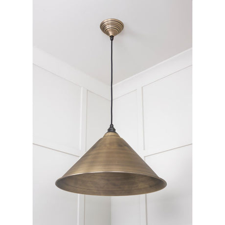 From The Anvil - Aged Brass Hockley Pendant | Sku. 49499 | Trade Door Handles.