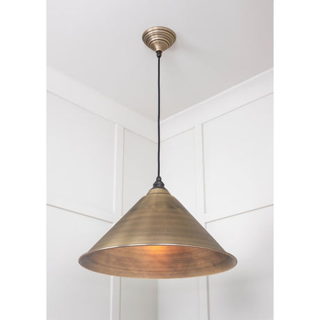 From The Anvil - Aged Brass Hockley Pendant | Sku. 49499 | Trade Door Handles.