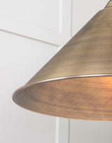 From The Anvil - Aged Brass Hockley Pendant | Sku. 49499 | Trade Door Handles.