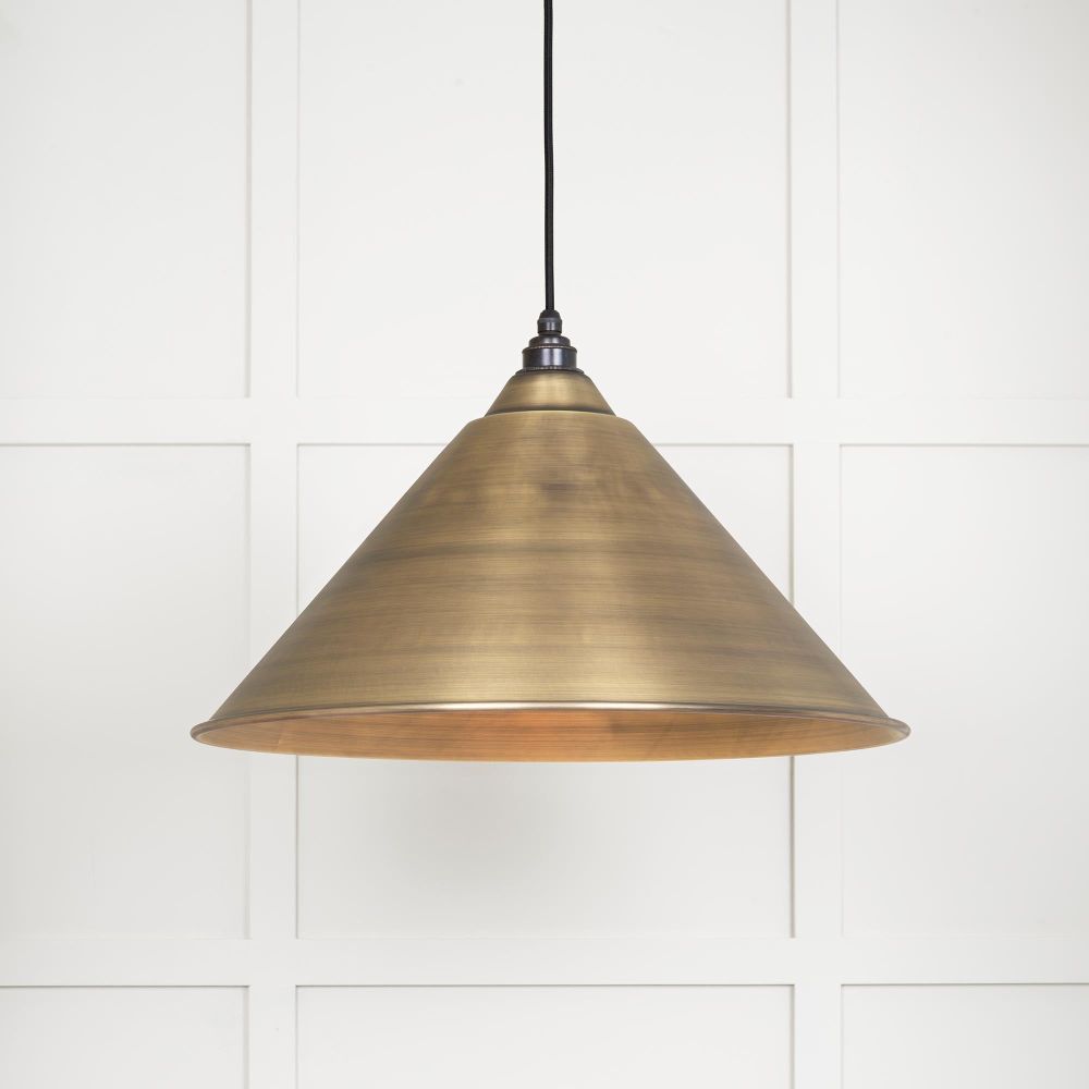 From The Anvil - Aged Brass Hockley Pendant | Sku. 49499 | Trade Door Handles.