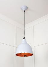 From The Anvil - Hammered Copper Brindley Pendant in Birch | Sku. 49500BI | Trade Door Handles.