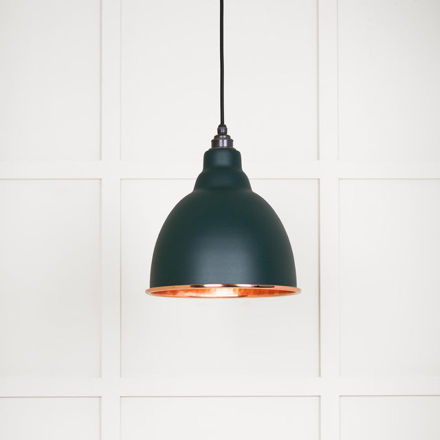 From The Anvil - Hammered Copper Brindley Pendant in Dingle | Sku. 49500DI | Trade Door Handles.