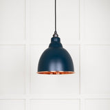From The Anvil - Hammered Copper Brindley Pendant in Dusk | Sku. 49500DU | Trade Door Handles.