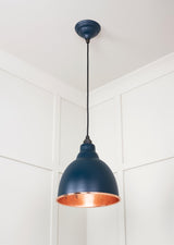 From The Anvil - Hammered Copper Brindley Pendant in Dusk | Sku. 49500DU | Trade Door Handles.