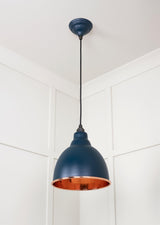 From The Anvil - Hammered Copper Brindley Pendant in Dusk | Sku. 49500DU | Trade Door Handles.