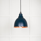 From The Anvil - Hammered Copper Brindley Pendant in Dusk | Sku. 49500DU | Trade Door Handles.
