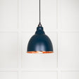 From The Anvil - Hammered Copper Brindley Pendant in Dusk | Sku. 49500DU | Trade Door Handles.