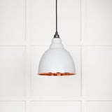 From The Anvil - Hammered Copper Brindley Pendant in Flock | Sku. 49500F | Trade Door Handles.