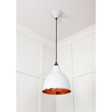 From The Anvil - Hammered Copper Brindley Pendant in Flock | Sku. 49500F | Trade Door Handles.