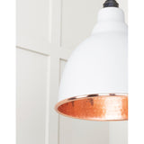 From The Anvil - Hammered Copper Brindley Pendant in Flock | Sku. 49500F | Trade Door Handles.