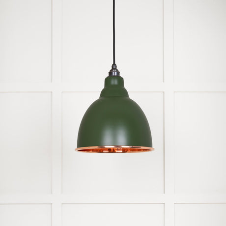 From The Anvil - Hammered Copper Brindley Pendant in Heath | Sku. 49500H | Trade Door Handles.