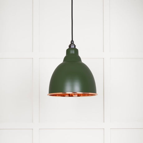 From The Anvil - Hammered Copper Brindley Pendant in Heath | Sku. 49500H | Trade Door Handles.