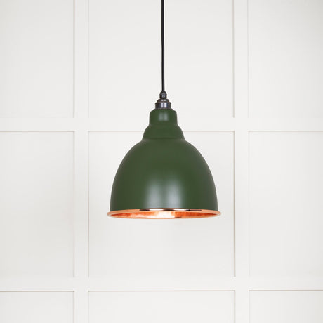 From The Anvil - Hammered Copper Brindley Pendant in Heath | Sku. 49500H | Trade Door Handles.