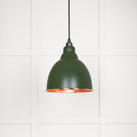 From The Anvil - Hammered Copper Brindley Pendant in Heath | Sku. 49500H | Trade Door Handles.