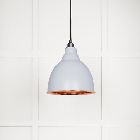 From The Anvil - Smooth Copper Brindley Pendant in Birch | Sku. 49500SBI | Trade Door Handles.