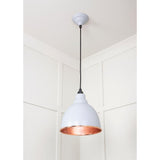 From The Anvil - Smooth Copper Brindley Pendant in Birch | Sku. 49500SBI | Trade Door Handles.