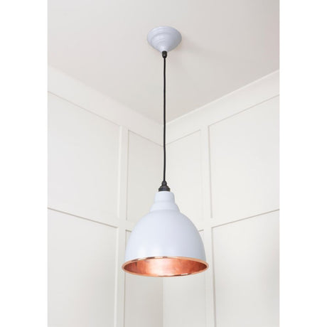 From The Anvil - Smooth Copper Brindley Pendant in Birch | Sku. 49500SBI | Trade Door Handles.