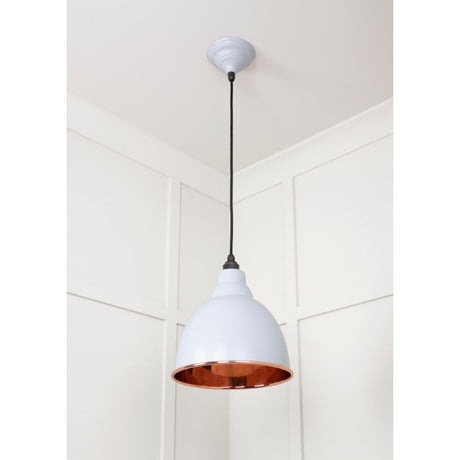 From The Anvil - Smooth Copper Brindley Pendant in Birch | Sku. 49500SBI | Trade Door Handles.