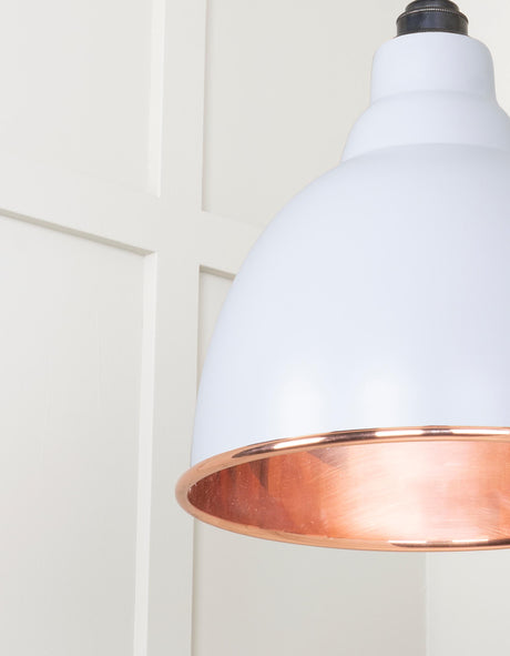 From The Anvil - Smooth Copper Brindley Pendant in Birch | Sku. 49500SBI | Trade Door Handles.