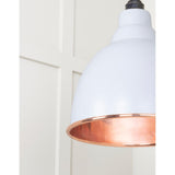 From The Anvil - Smooth Copper Brindley Pendant in Birch | Sku. 49500SBI | Trade Door Handles.