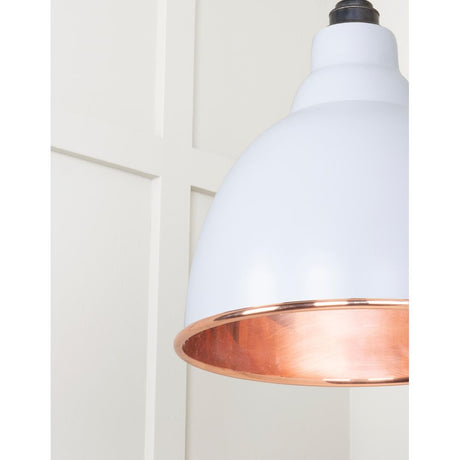 From The Anvil - Smooth Copper Brindley Pendant in Birch | Sku. 49500SBI | Trade Door Handles.