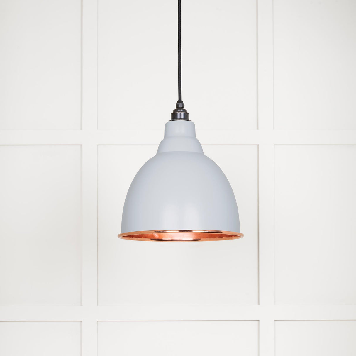 From The Anvil - Smooth Copper Brindley Pendant in Birch | Sku. 49500SBI | Trade Door Handles.