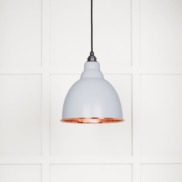 From The Anvil - Smooth Copper Brindley Pendant in Birch | Sku. 49500SBI | Trade Door Handles.