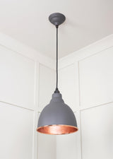 From The Anvil - Smooth Copper Brindley Pendant in Bluff | Sku. 49500SBL | Trade Door Handles.