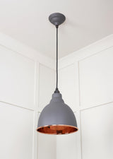 From The Anvil - Smooth Copper Brindley Pendant in Bluff | Sku. 49500SBL | Trade Door Handles.
