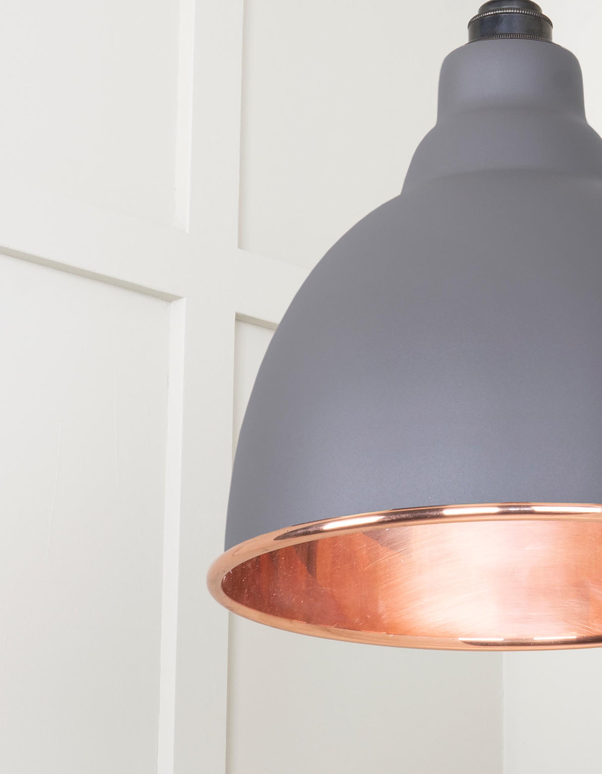 From The Anvil - Smooth Copper Brindley Pendant in Bluff | Sku. 49500SBL | Trade Door Handles.