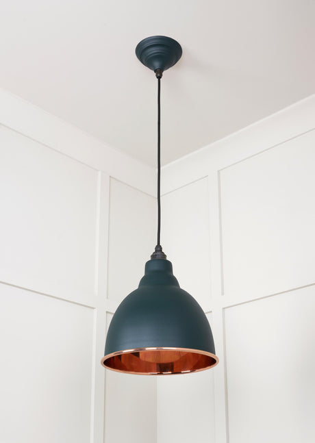 From The Anvil - Smooth Copper Brindley Pendant in Dingle | Sku. 49500SDI | Trade Door Handles.