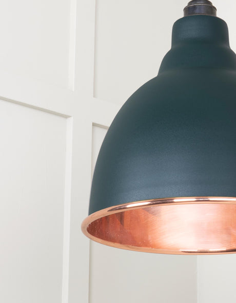 From The Anvil - Smooth Copper Brindley Pendant in Dingle | Sku. 49500SDI | Trade Door Handles.