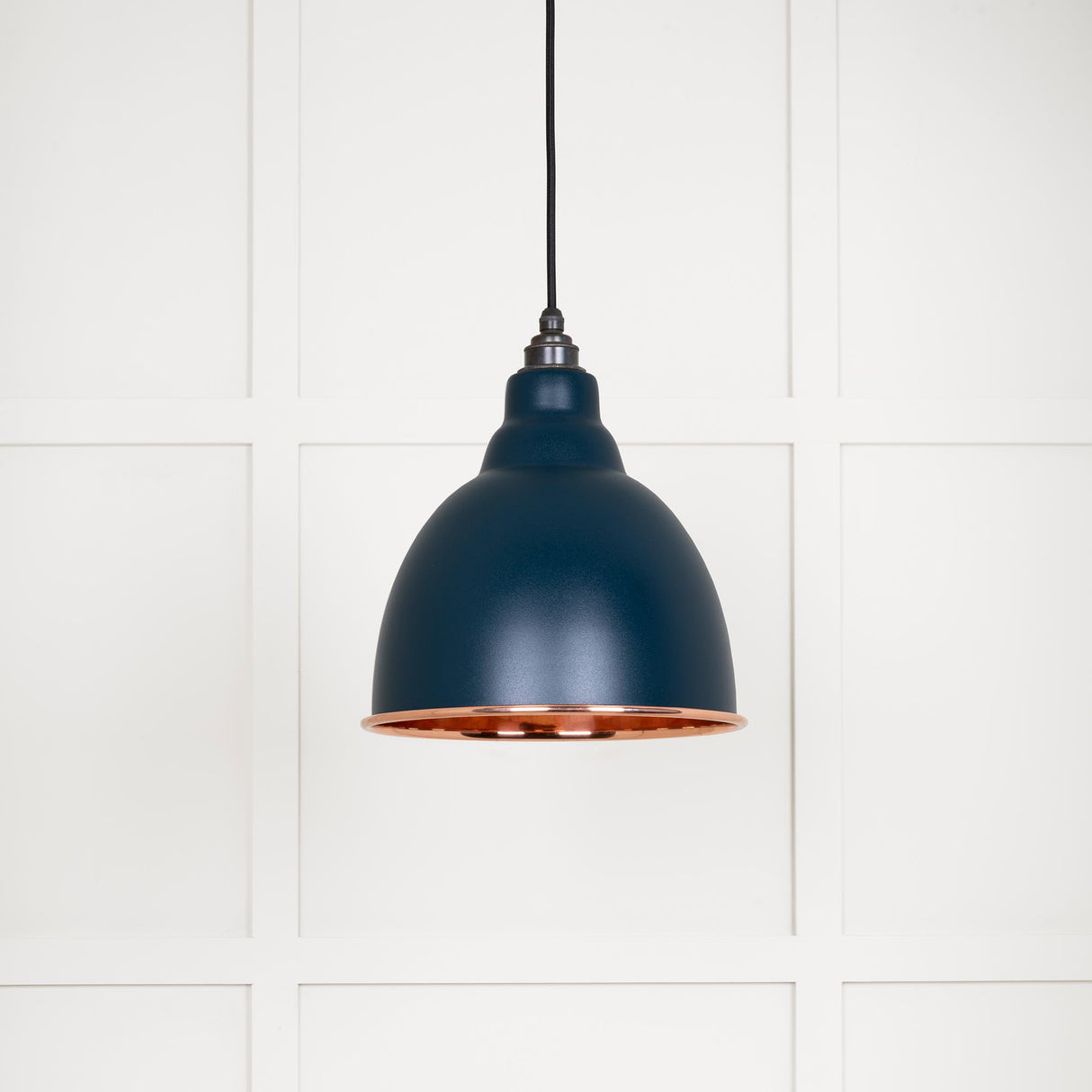 From The Anvil - Smooth Copper Brindley Pendant in Dusk | Sku. 49500SDU | Trade Door Handles.