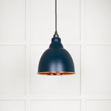 From The Anvil - Smooth Copper Brindley Pendant in Dusk | Sku. 49500SDU | Trade Door Handles.