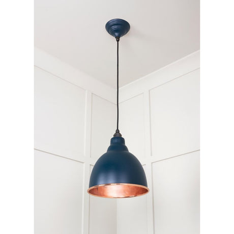 From The Anvil - Smooth Copper Brindley Pendant in Dusk | Sku. 49500SDU | Trade Door Handles.
