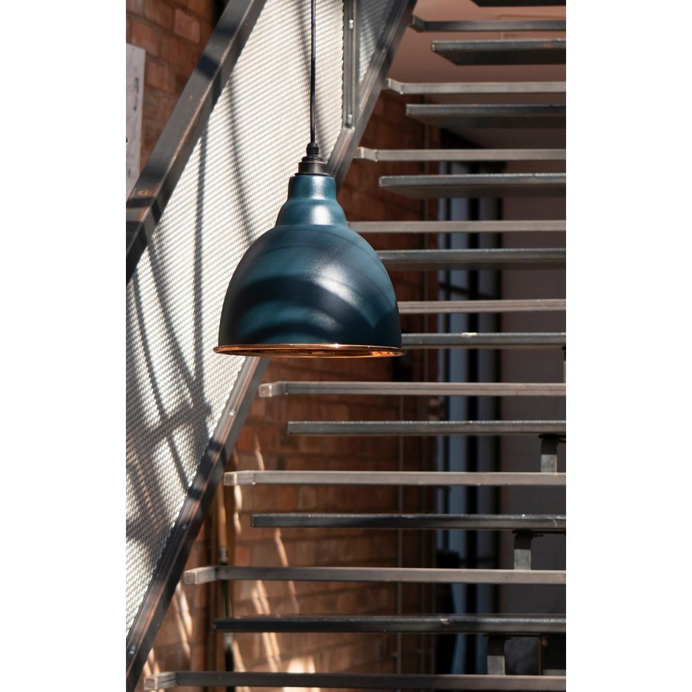 From The Anvil - Smooth Copper Brindley Pendant in Dusk | Sku. 49500SDU | Trade Door Handles.