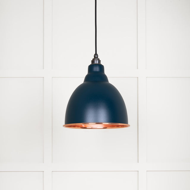 From The Anvil - Smooth Copper Brindley Pendant in Dusk | Sku. 49500SDU | Trade Door Handles.
