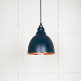 From The Anvil - Smooth Copper Brindley Pendant in Dusk | Sku. 49500SDU | Trade Door Handles.