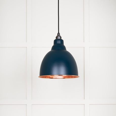 From The Anvil - Smooth Copper Brindley Pendant in Dusk | Sku. 49500SDU | Trade Door Handles.
