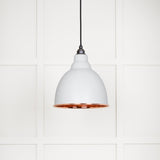 From The Anvil - Smooth Copper Brindley Pendant in Flock | Sku. 49500SF | Trade Door Handles.