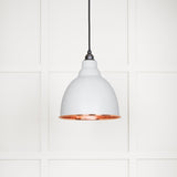 From The Anvil - Smooth Copper Brindley Pendant in Flock | Sku. 49500SF | Trade Door Handles.