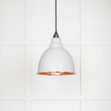 From The Anvil - Smooth Copper Brindley Pendant in Flock | Sku. 49500SF | Trade Door Handles.