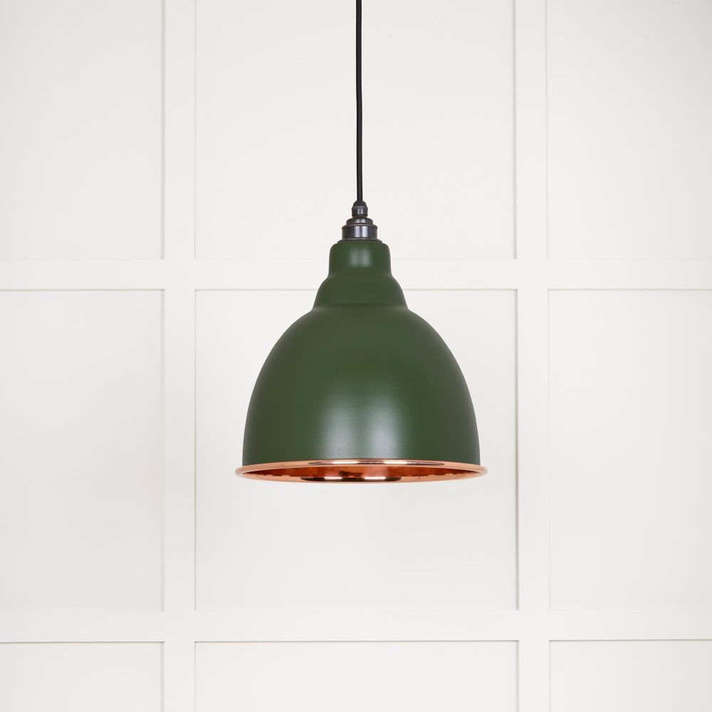 From The Anvil - Smooth Copper Brindley Pendant in Heath | Sku. 49500SH | Trade Door Handles.