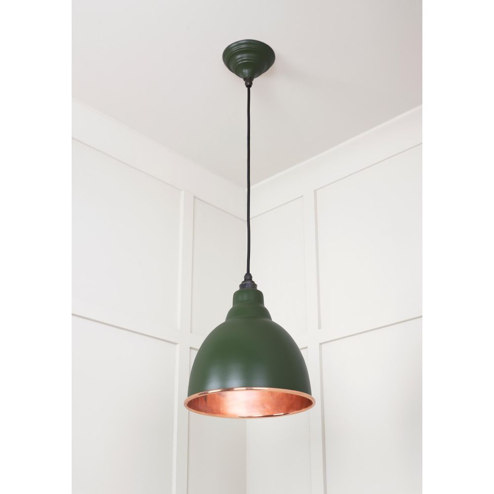 From The Anvil - Smooth Copper Brindley Pendant in Heath | Sku. 49500SH | Trade Door Handles.